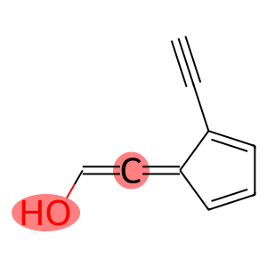 Ethenol, (2-ethynyl-2,4-cyclopentadien-1-ylidene)-, (1R)- (9CI)