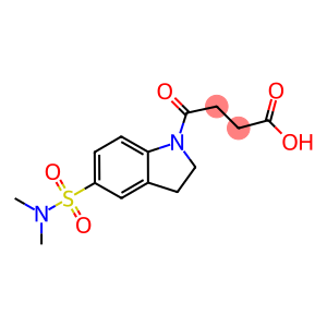 4-{5-[(DIMETHYLAMINO)SULFONYL]-2,3-DIHYDRO-1H-INDOL-1-YL}-4-OXOBUTANOICACID