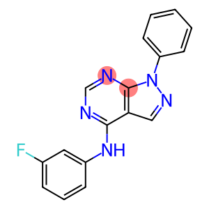 N-(3-fluorophenyl)-N-(1-phenyl-1H-pyrazolo[3,4-d]pyrimidin-4-yl)amine