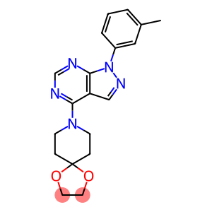 8-(1-(m-tolyl)-1H-pyrazolo[3,4-d]pyrimidin-4-yl)-1,4-dioxa-8-azaspiro[4.5]decane