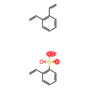 乙烯基苯磺酸与二乙烯基苯的聚合物