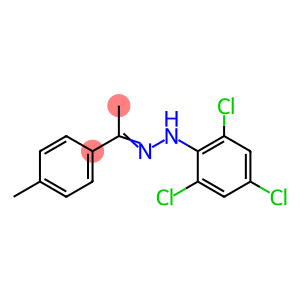 (E)-1-[1-(4-methylphenyl)ethylidene]-2-(2,4,6-trichlorophenyl)hydrazine