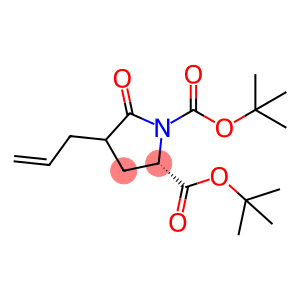 (2S)-di-tert-butyl4-allyl-5-oxopyrrolidine-1,2-dicarboxylate