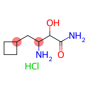 beta-Amino-alpha-hydroxycyclobutanebutanamide hydrochloride