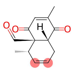 4a(4H)-Naphthalenecarboxaldehyde, 1,5,8,8a-tetrahydro-2,5-dimethyl-1,4-dioxo-, (4aR,5R,8aS)-rel- (9CI)