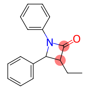 2-Azetidinone, 1,4-diphenyl-3-ethyl-,