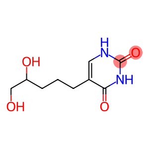 5-(4',5'-dihydroxypentyl)uracil