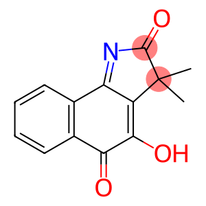 4-HYDROXY-3,3-DIMETHYL-2H-BENZO[G]INDOLE-2,5(3H)-DIONE