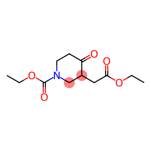 ethyl 3-(2-ethoxy-2-oxoethyl)-4-oxopiperidine-1-carboxylate