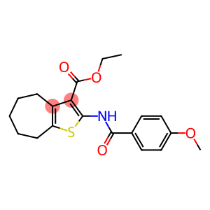 ethyl 2-(4-methoxybenzamido)-5,6,7,8-tetrahydro-4H-cyclohepta[b]thiophene-3-carboxylate