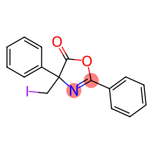 5(4H)-Oxazolone,  4-(iodomethyl)-2,4-diphenyl-