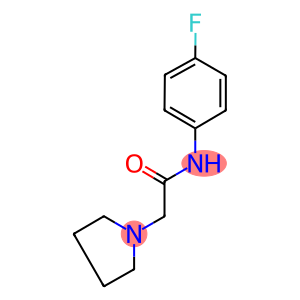 N-(4-fluorophenyl)-2-(1-pyrrolidinyl)acetamide