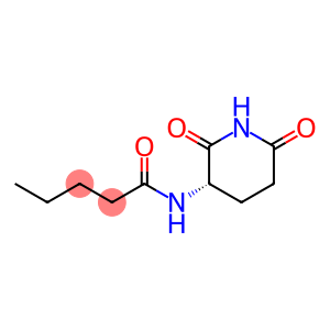 Pentanamide, N-[(3S)-2,6-dioxo-3-piperidinyl]- (9CI)