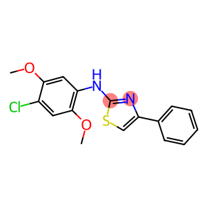 N-(4-chloro-2,5-dimethoxyphenyl)-4-phenyl-1,3-thiazol-2-amine