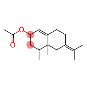 2,3,4,4a,5,6,7,8-octahydro-4,4a-dimethyl-6-(1-methylethylidene)-2-naphthyl acetate