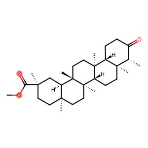 3-Oxo-D:A-friedooleanan-29-oic acid methyl ester