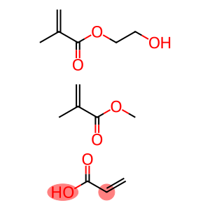 2-Propenoic acid, 2-methyl-, 2-hydroxyethyl ester, polymer with methyl 2-methyl-2-propenoate and 2-propenoic acid