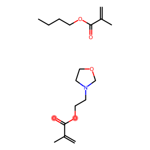 2-Propenoic acid, 2-methyl-, butyl ester, polymer with 2-(3-oxazolidinyl)ethyl 2-methyl-2-propenoate