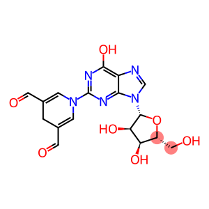 Inosine, 2-(3,5-diformyl-1(4H)-pyridinyl)- (9CI)