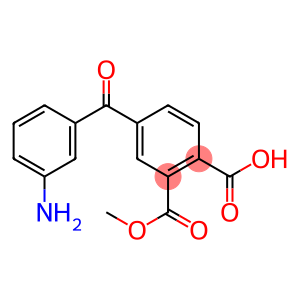 methyl hydrogen 4-(m-aminobenzoyl)phthalate