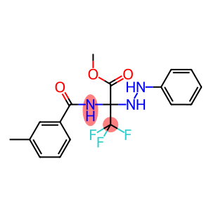 methyl 3,3,3-trifluoro-2-[(3-methylbenzoyl)amino]-2-(2-phenylhydrazino)propanoate