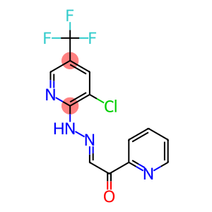 (2E)-2-{2-[3-chloro-5-(trifluoromethyl)pyridin-2-yl]hydrazin-1-ylidene}-1-(pyridin-2-yl)ethan-1-one