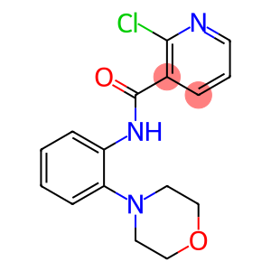 2-chloro-N-[2-(4-morpholinyl)phenyl]nicotinamide