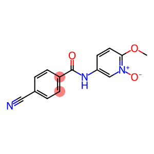 Benzamide, 4-cyano-N-(6-methoxy-1-oxido-3-pyridinyl)-