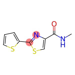 N-Methyl-2-(thiophen-2-yl)-1,3-thiazole-4-carboxamide