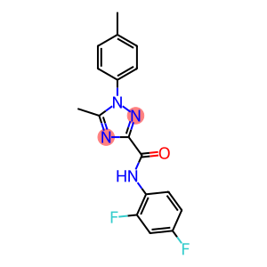 N-(2,4-difluorophenyl)-5-methyl-1-(4-methylphenyl)-1H-1,2,4-triazole-3-carboxamide