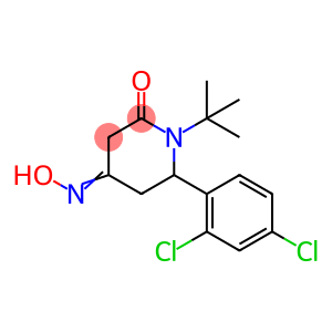2,4-Piperidinedione, 6-(2,4-dichlorophenyl)-1-(1,1-dimethylethyl)-, 4-oxime