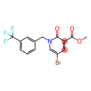 methyl 5-bromo-2-oxo-1-[3-(trifluoromethyl)benzyl]-1,2-dihydro-3-pyridinecarboxylate