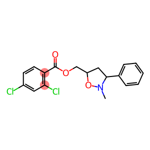 (2-methyl-3-phenyl-1,2-oxazolidin-5-yl)methyl 2,4-dichlorobenzoate