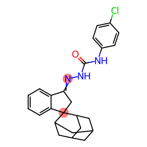 1-(4-chlorophenyl)-3-({2',3'-dihydrospiro[adamantane-2,1'-indene]-3'-ylidene}amino)urea