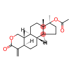 (4aS,4bS,6aS,7S,9aS,9bR,11aS)-4a,6a,7-Trimethyl-2-oxohexadecahydroindeno[4,5-h]isochromen-7-yl acetate