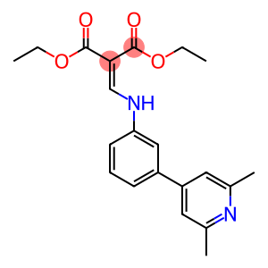 diethyl [[[3-(2,6-dimethyl-4-pyridyl)phenyl]amino]methylene]malonate