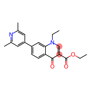 7-(2,6-Dimethyl-4-pyridinyl)-1-ethyl-1,4-dihydro-4-oxo-3-quinolinecarboxylic acid ethyl ester