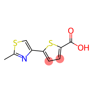 2-Thiophenecarboxylic acid, 5-(2-methyl-4-thiazolyl)-