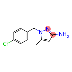 1-[(4-Chlorophenyl)methyl]-5-methyl-pyrazol-3-amine