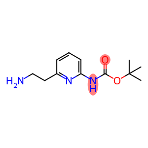 Carbamic acid, [6-(2-aminoethyl)-2-pyridinyl]-, 1,1-dimethylethyl ester (9CI)