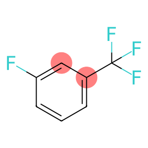 Between three fluorine fluorine toluene