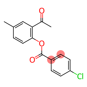 2-acetyl-4-methylphenyl 4-chlorobenzoate