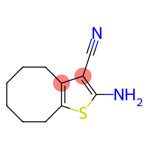 2-Amino-4,5,6,7,8,9-hexahydrocycloocta-[b]thiophene-3-carbonitrile