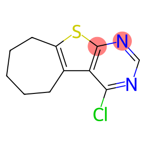 4-Chloro-6,7,8,9-Tetrahydro-5H-Cyclohepta[4,5]Thieno[2,3-d]Pyrimidine