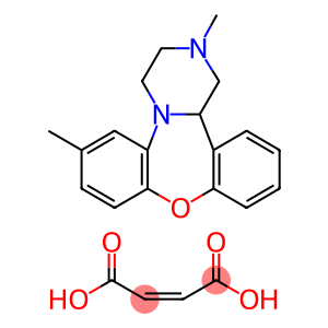 1,3,,4,14b-tetrahydro-2,7-dimethyl-2H-dibenzo[b,f]pyrazino[1,2-d][1,4]oxazepine maleate