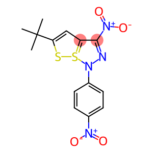 5-tert-butyl-3-nitro-1-(4-nitrophenyl)-1H-7lambda~4~-[1,2]dithiolo[5,1-e][1,2,3]thiadiazole