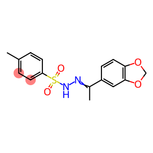 Benzenesulfonic acid, 4-methyl-, 2-[1-(1,3-benzodioxol-5-yl)ethylidene]hydrazide