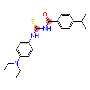 N-[4-(diethylamino)phenyl]-N'-(4-isopropylbenzoyl)thiourea