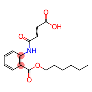 (2Z)-4-({2-[(hexyloxy)carbonyl]phenyl}amino)-4-oxobut-2-enoic acid