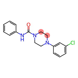 (4-(3-CHLOROPHENYL)PIPERAZINYL)-N-PHENYLFORMAMIDE